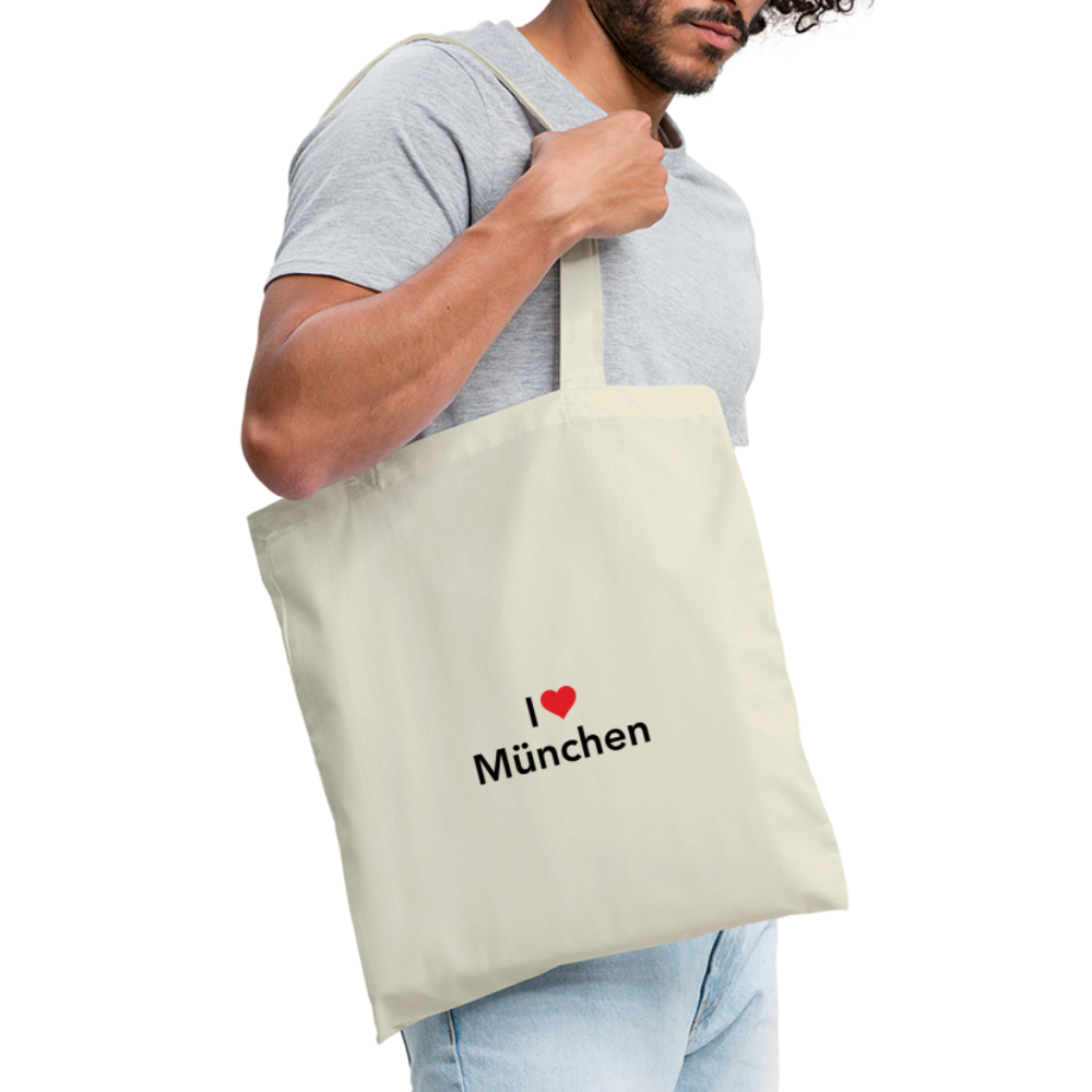 Tote Bag "I Love München" Bright Edition - Natur