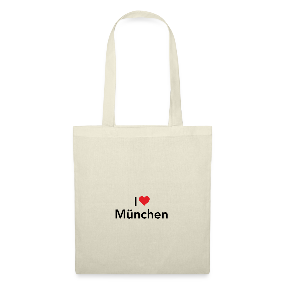 Tote Bag "I Love München" Bright Edition - Natur