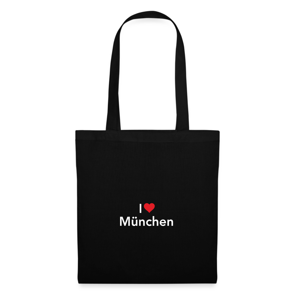 Tote Bag "I Love München" - Schwarz