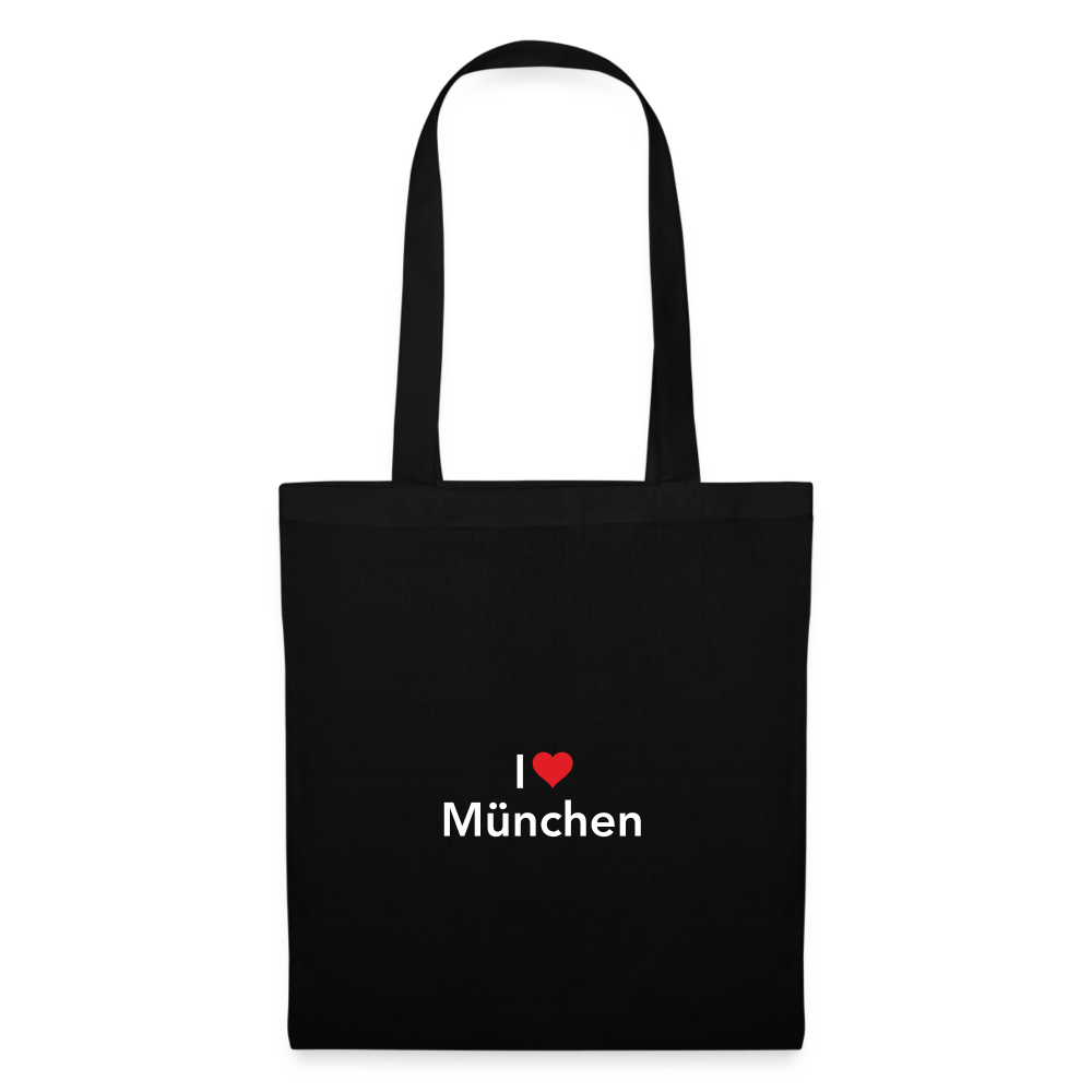 Tote Bag "I Love München" - Schwarz