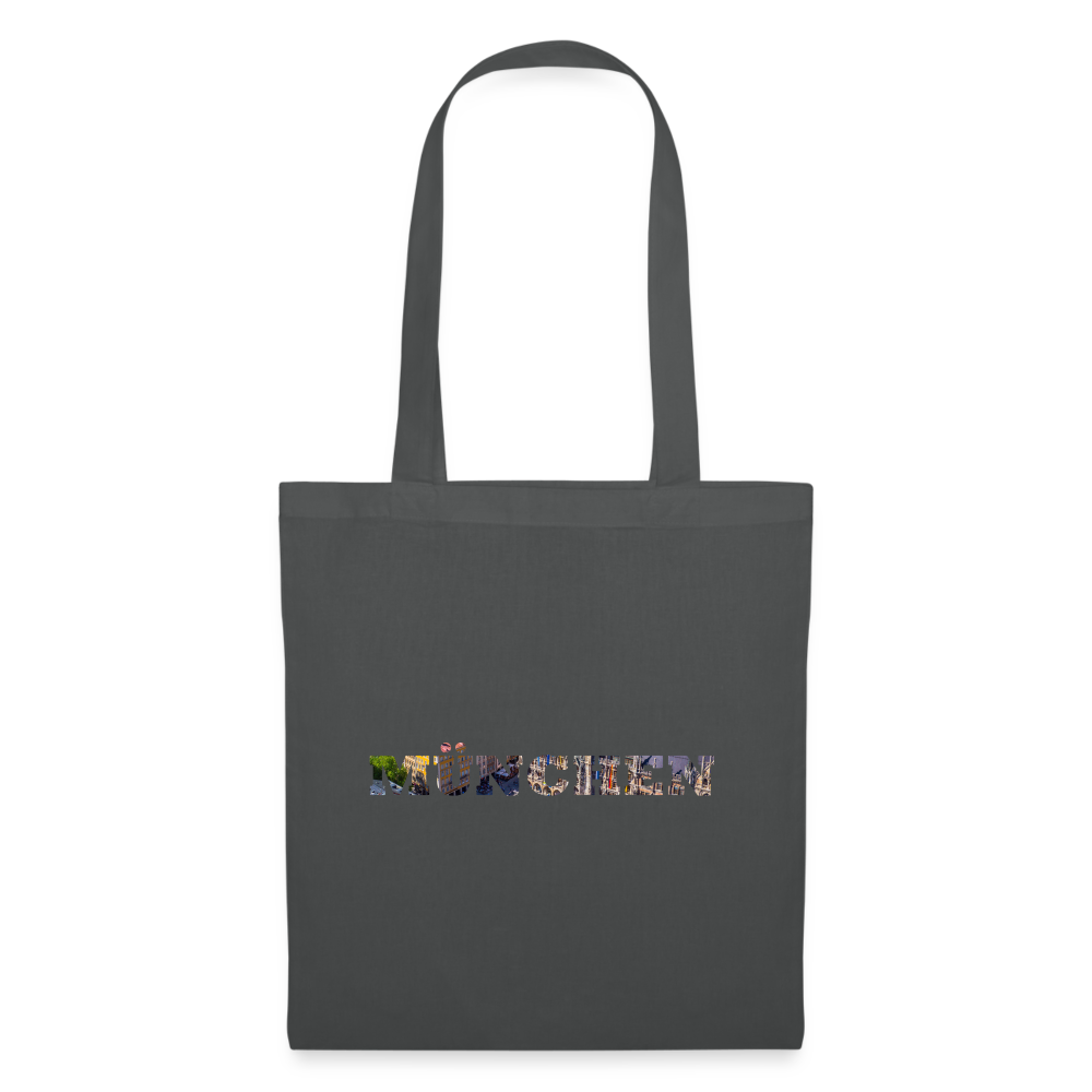 Tote Bag München "Bold Marienplatz" - Graphite