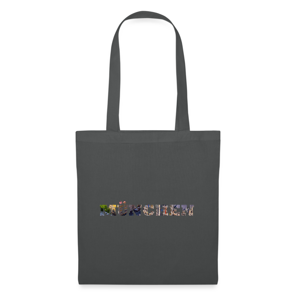 Tote Bag München "Bold Marienplatz" - Graphite