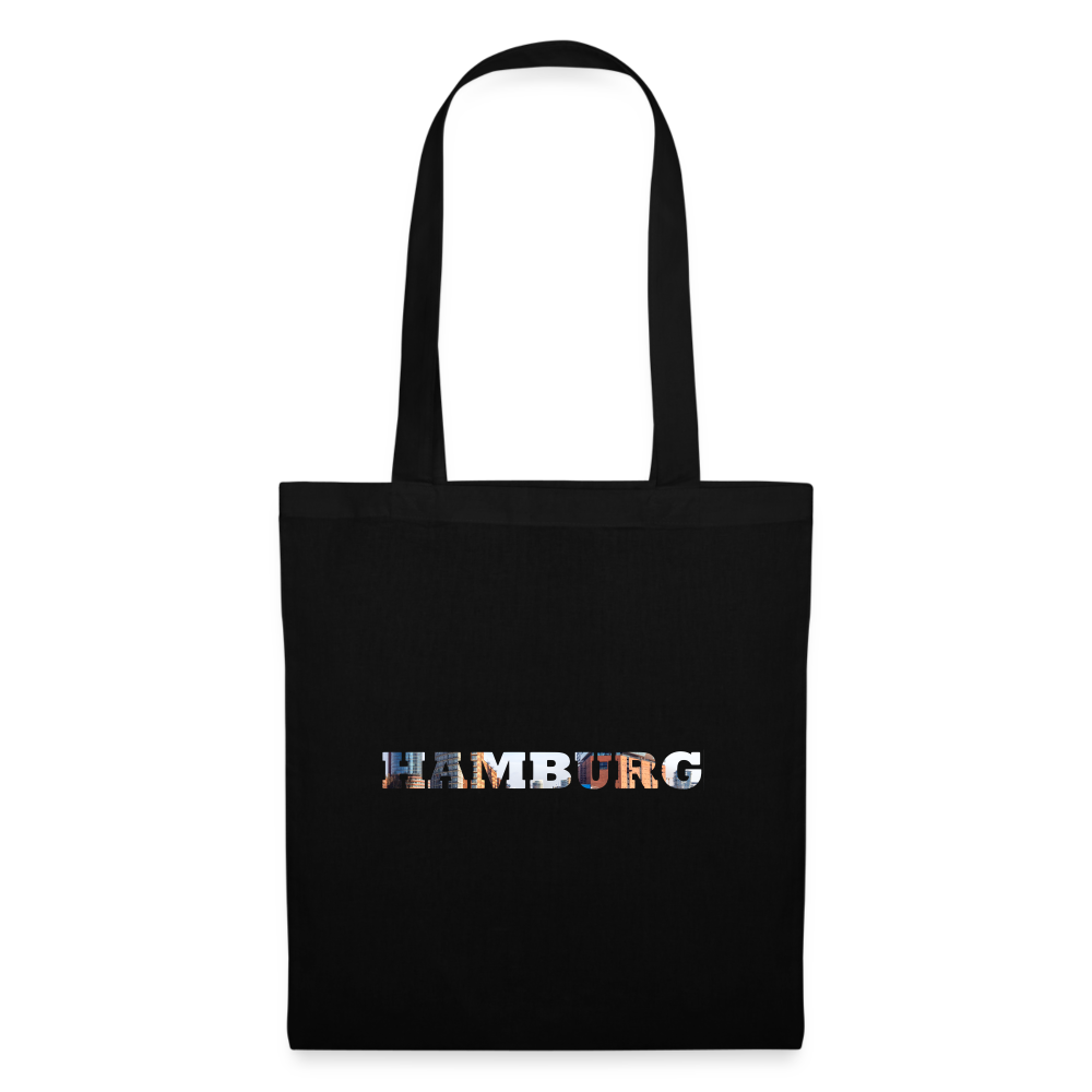 Tote Bag Hamburg "Bold" - Schwarz