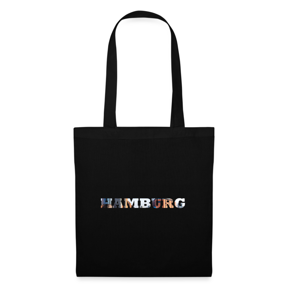 Tote Bag Hamburg "Bold" - Schwarz