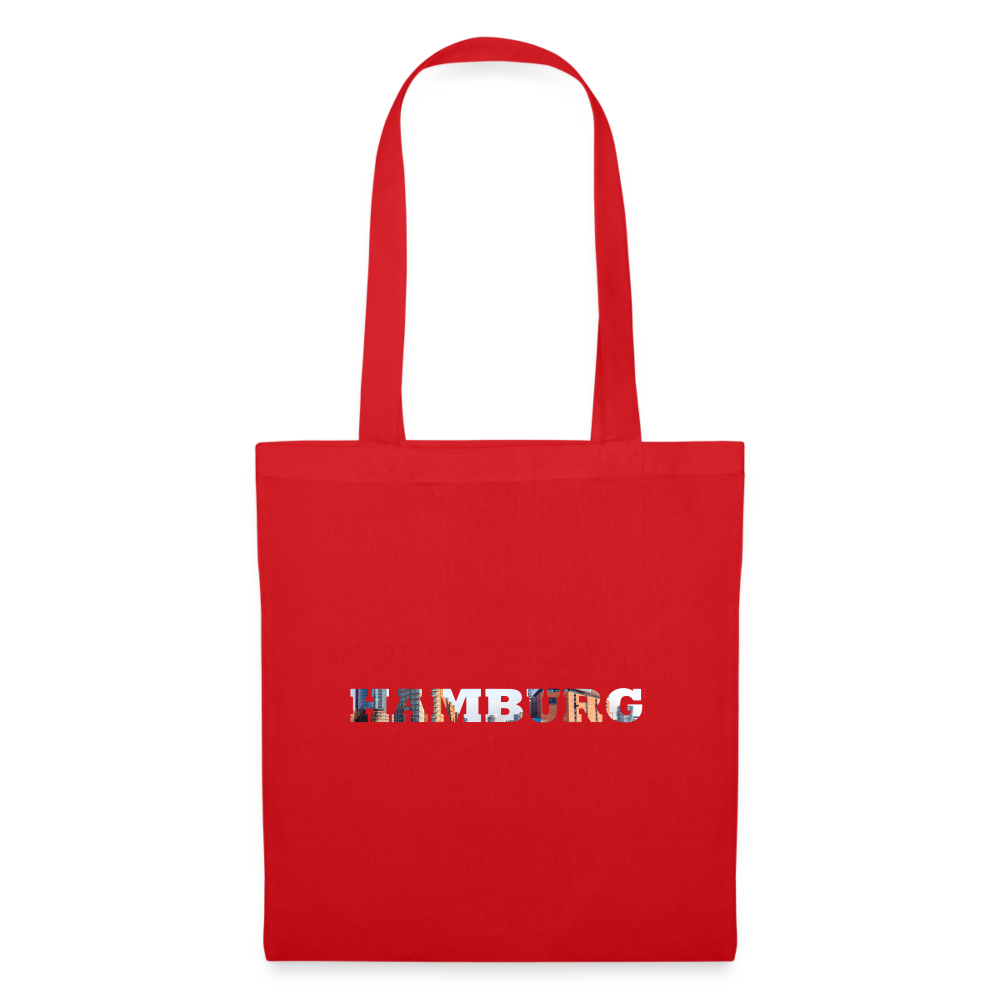 Tote Bag Hamburg "Bold" - Rot