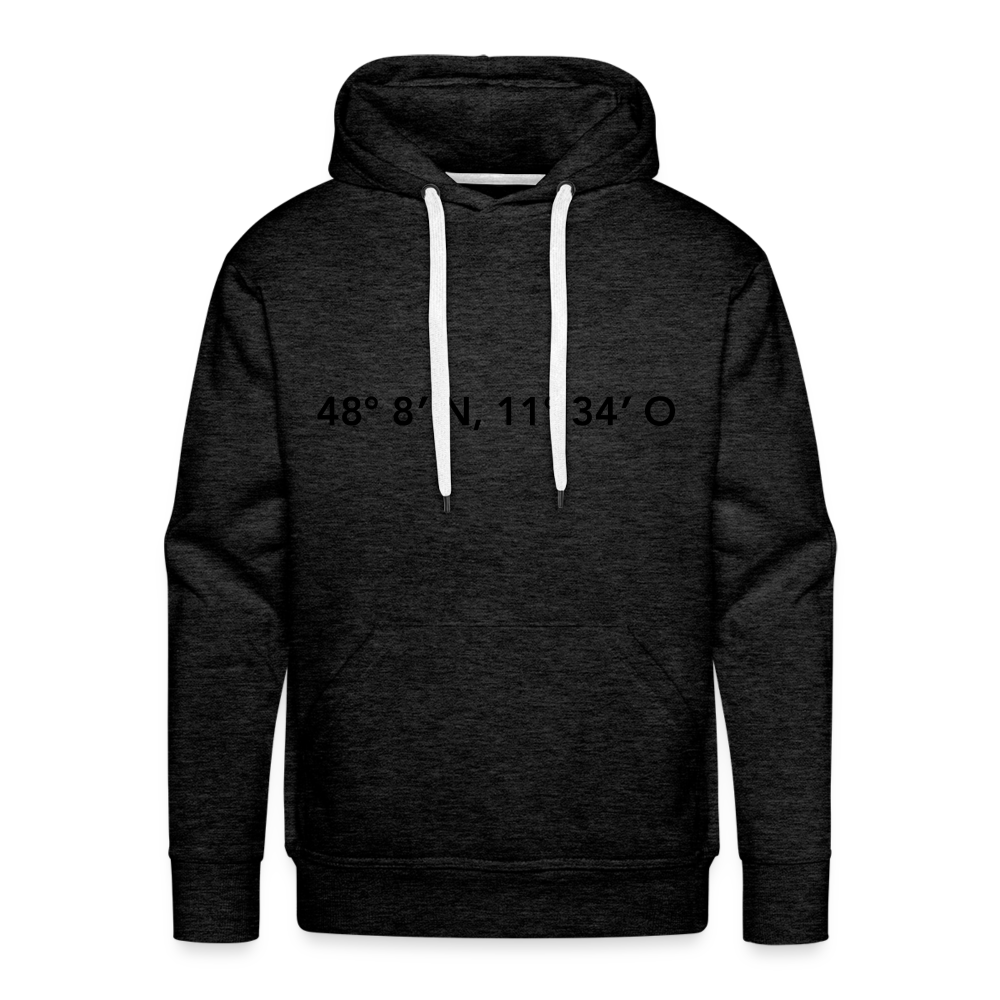 Hoodie München "GPS" Dark Edition - Anthrazit