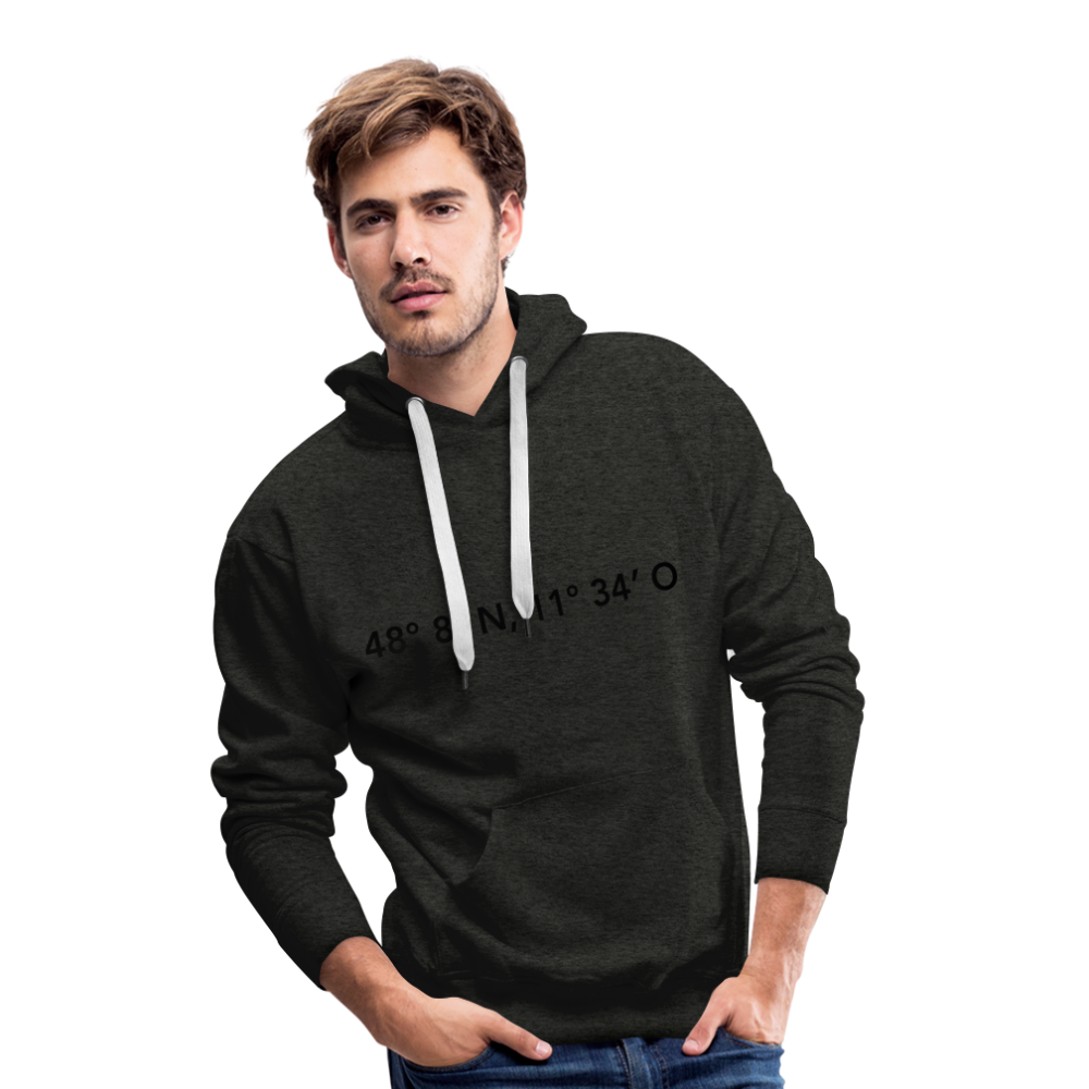 Hoodie München "GPS" Dark Edition - Anthrazit