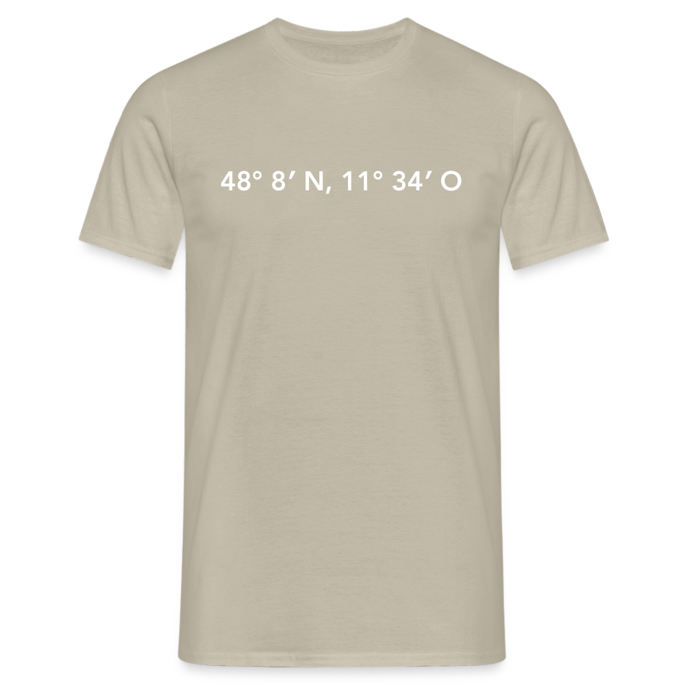 T-Shirt München "GPS" Bright Edition - Sandbeige