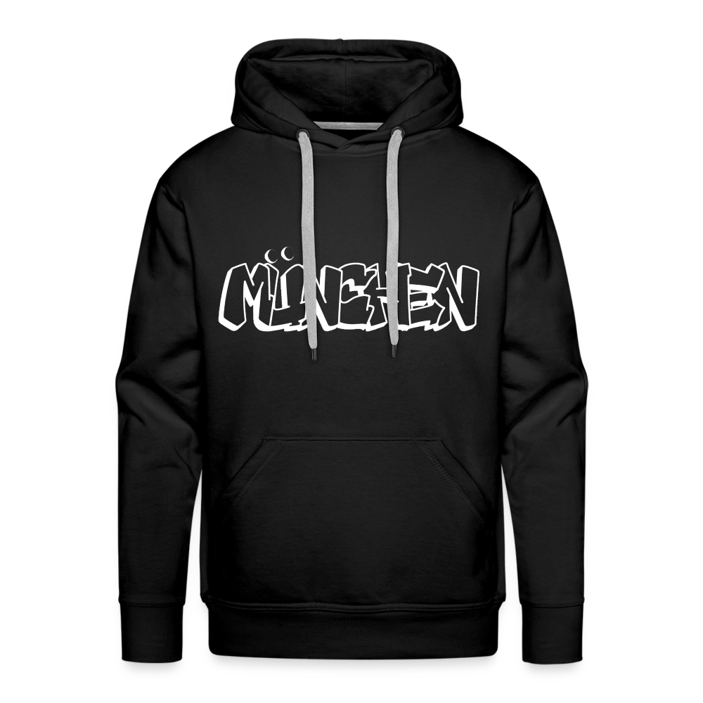Hoodie München "Graffiti" Bright Edition - Schwarz