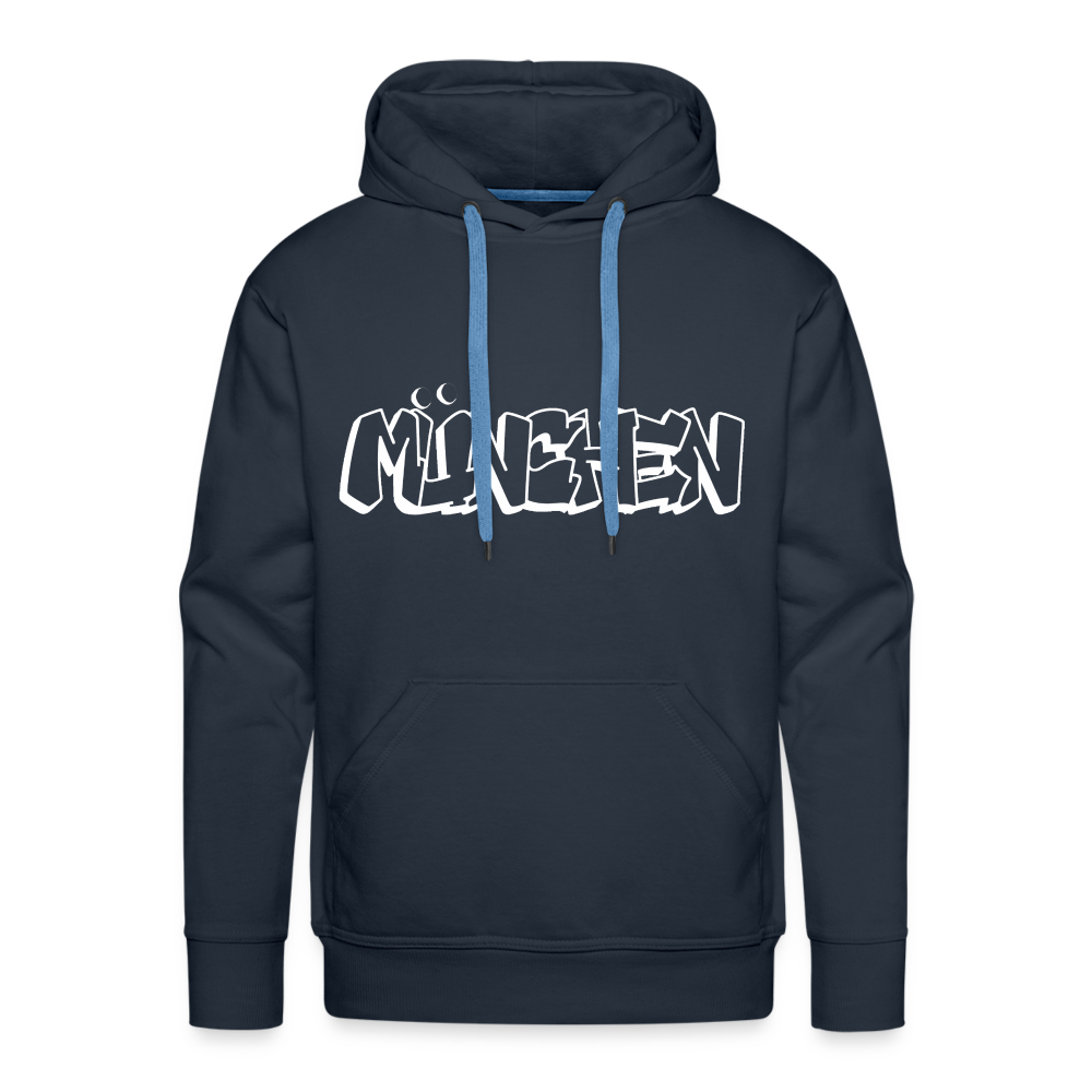 Hoodie München "Graffiti" Bright Edition - Navy