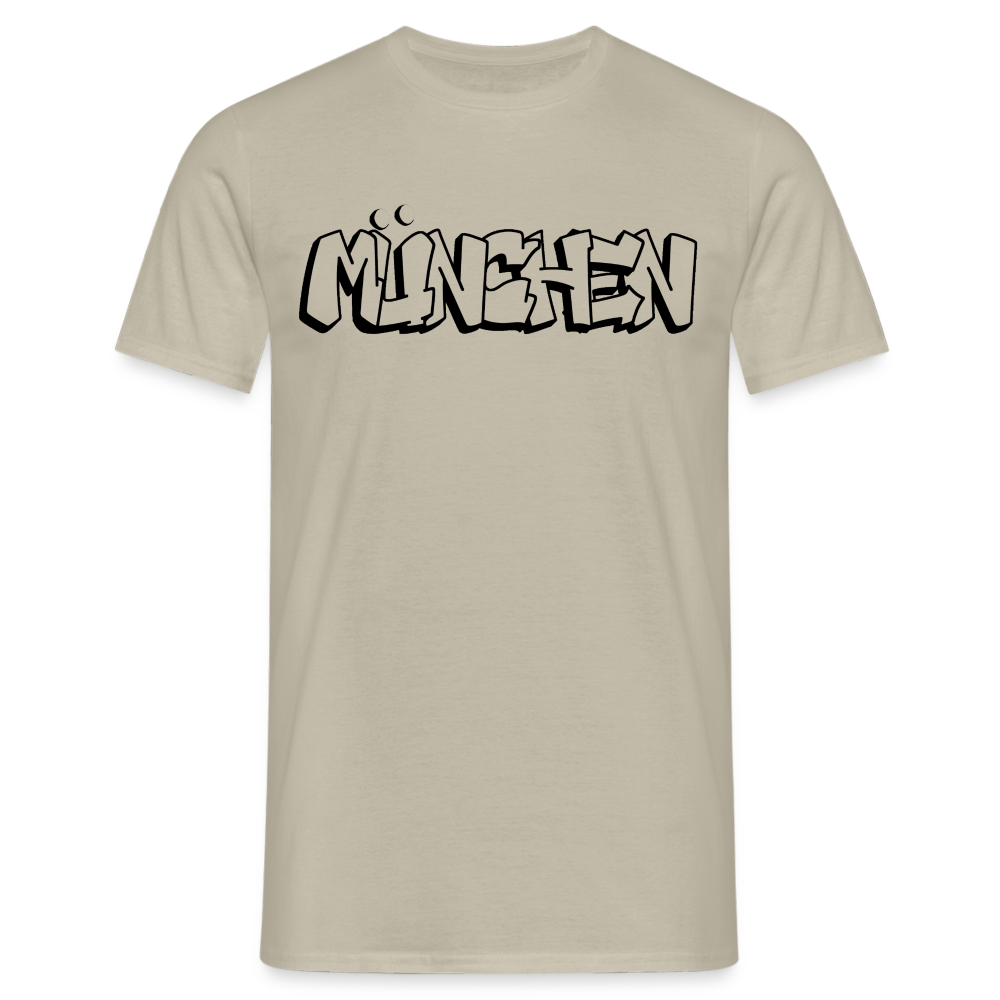 T-Shirt München "Graffiti" - Sandbeige