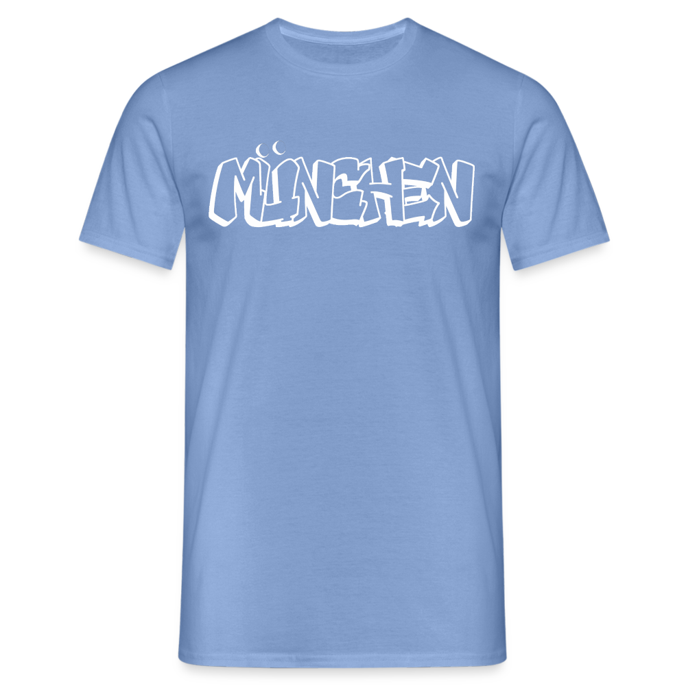 T-Shirt München "Graffiti" Bright Edition - carolina blue