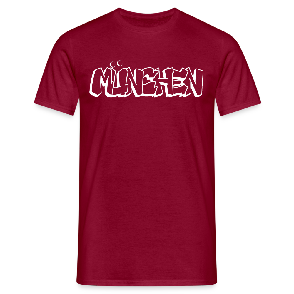 T-Shirt München "Graffiti" Bright Edition - Ziegelrot