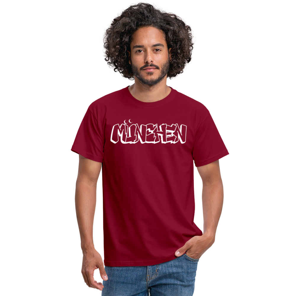 T-Shirt München "Graffiti" Bright Edition - Ziegelrot
