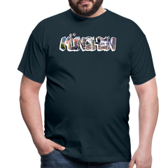 T-Shirt München "Graffiti Marienplatz" Bright Edition - Navy