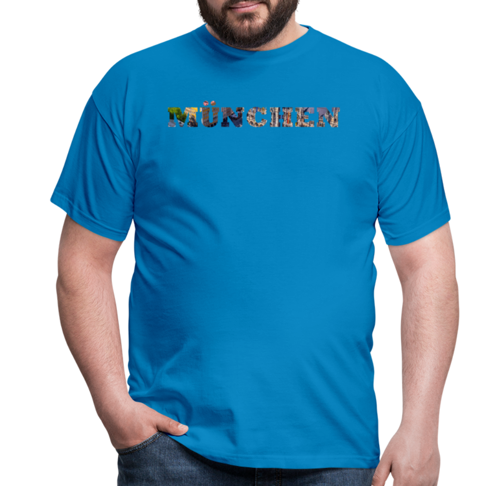 T-Shirt München "Marienplatz Bold" - Royalblau