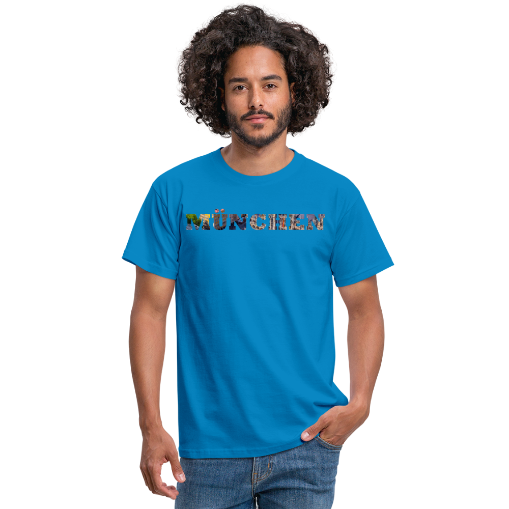 T-Shirt München "Marienplatz Bold" - Royalblau