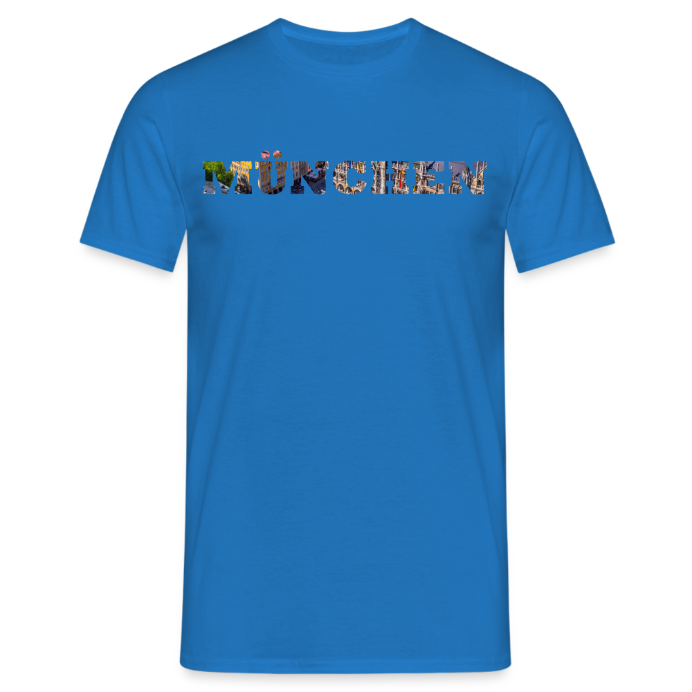T-Shirt München "Marienplatz Bold" - Royalblau