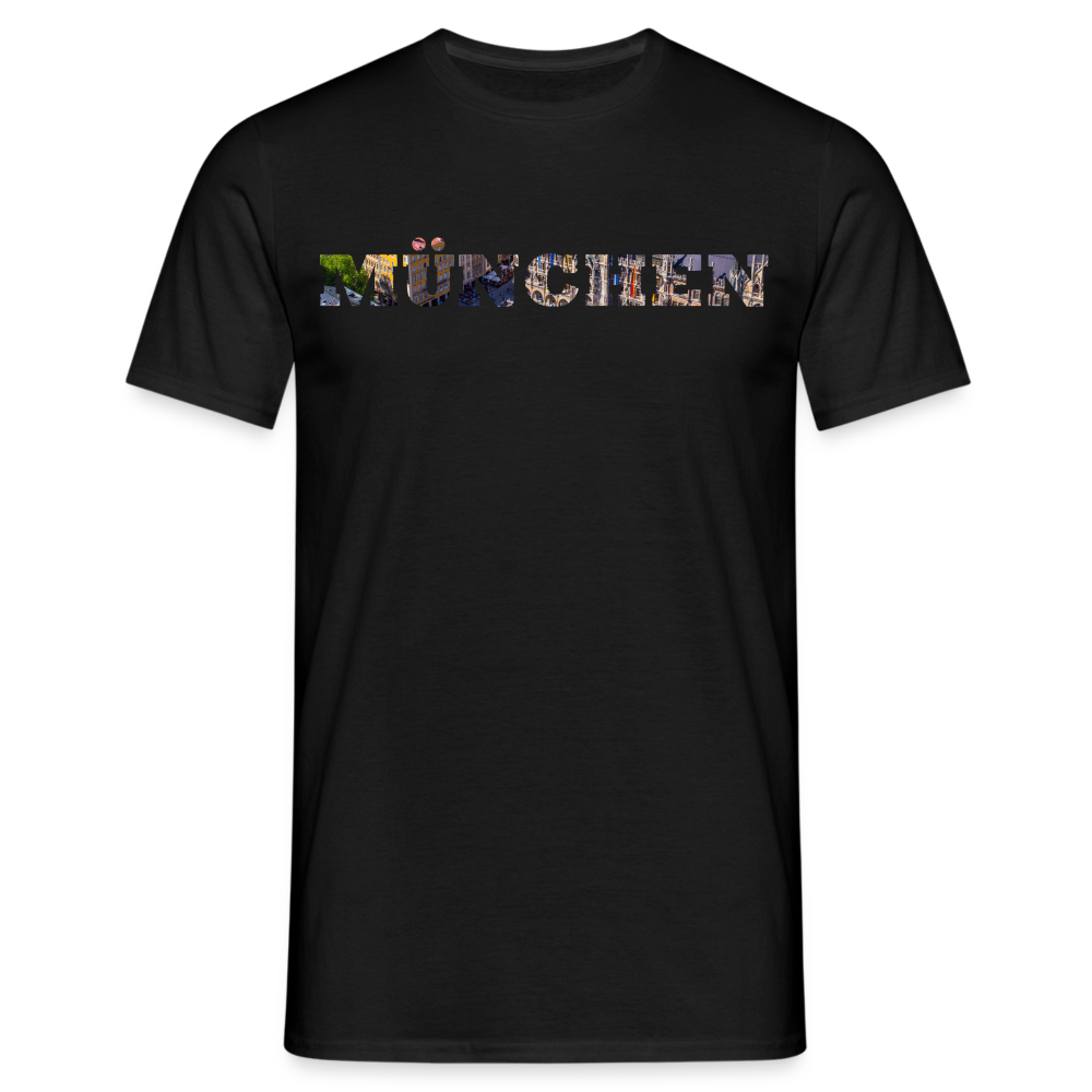T-Shirt München "Marienplatz Bold" - Schwarz