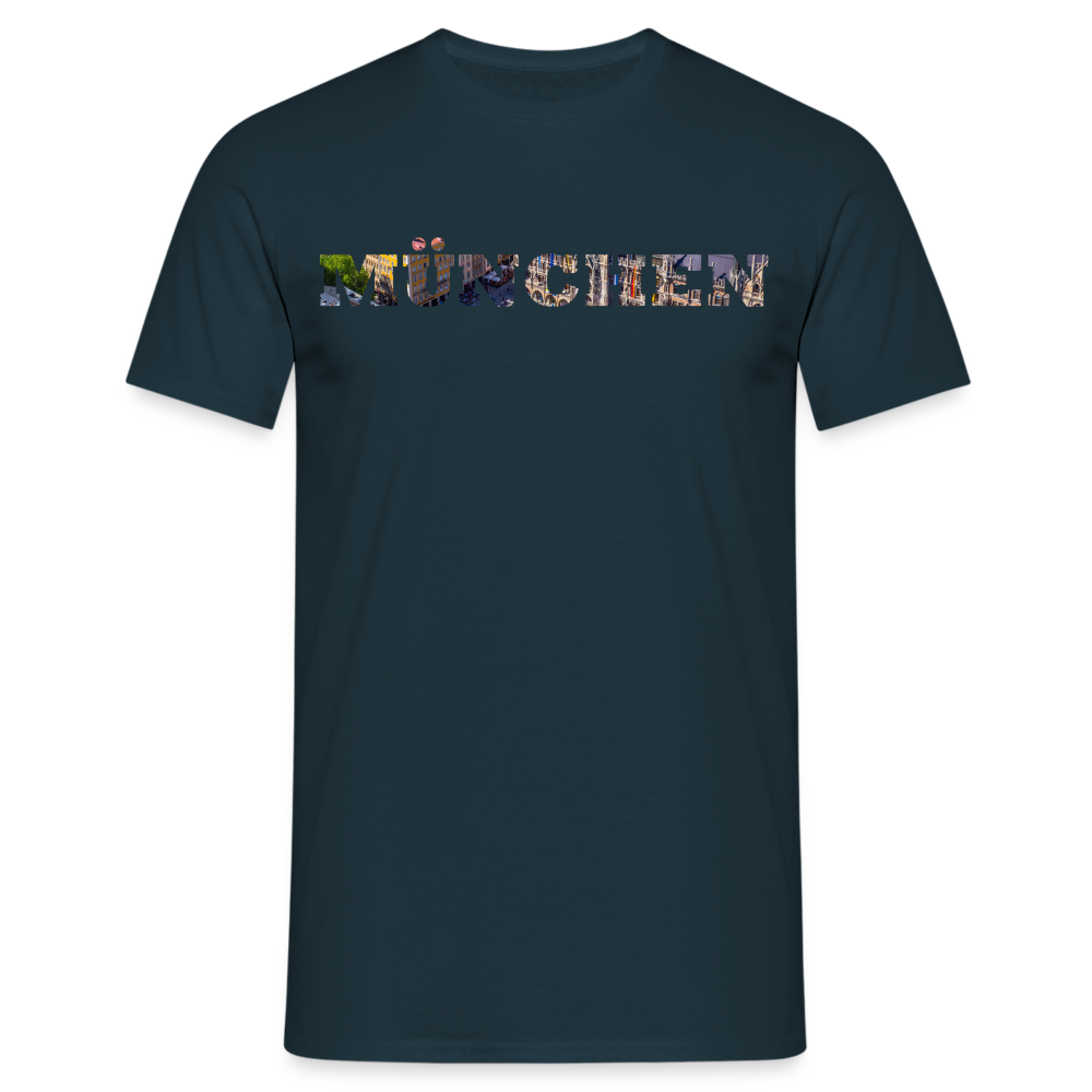 T-Shirt München "Marienplatz Bold" - Navy
