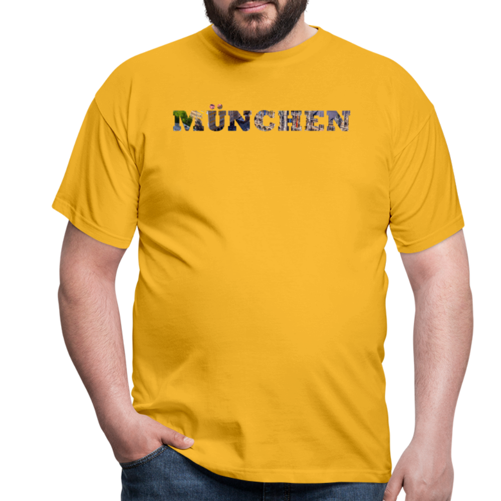 T-Shirt München "Marienplatz Bold" - Gelb