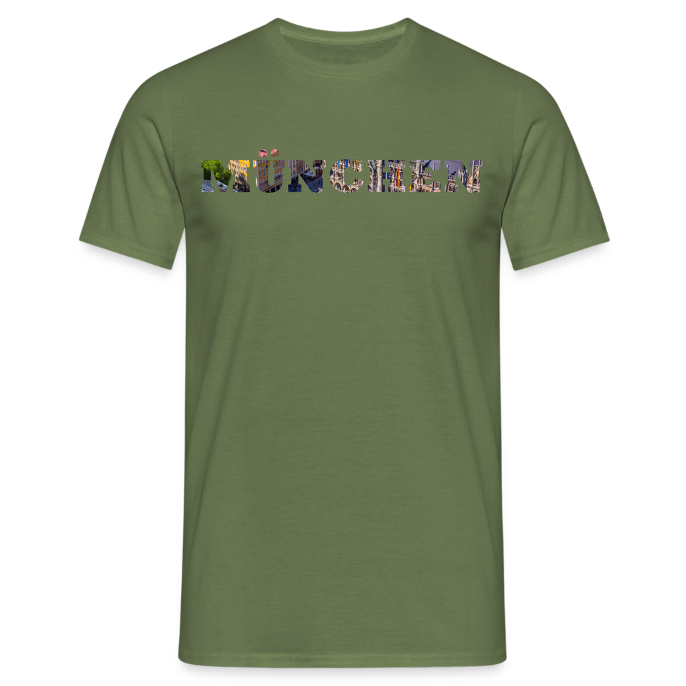 T-Shirt München "Marienplatz Bold" - Militärgrün