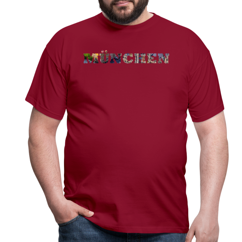 T-Shirt München "Marienplatz Bold" - Ziegelrot