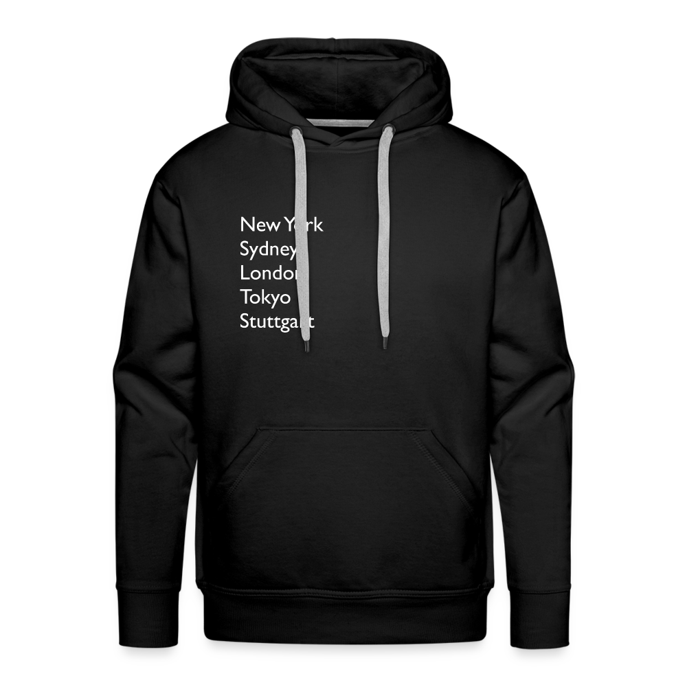 Hoodie Stuttgart "Metropolen" Bright Edition - Schwarz