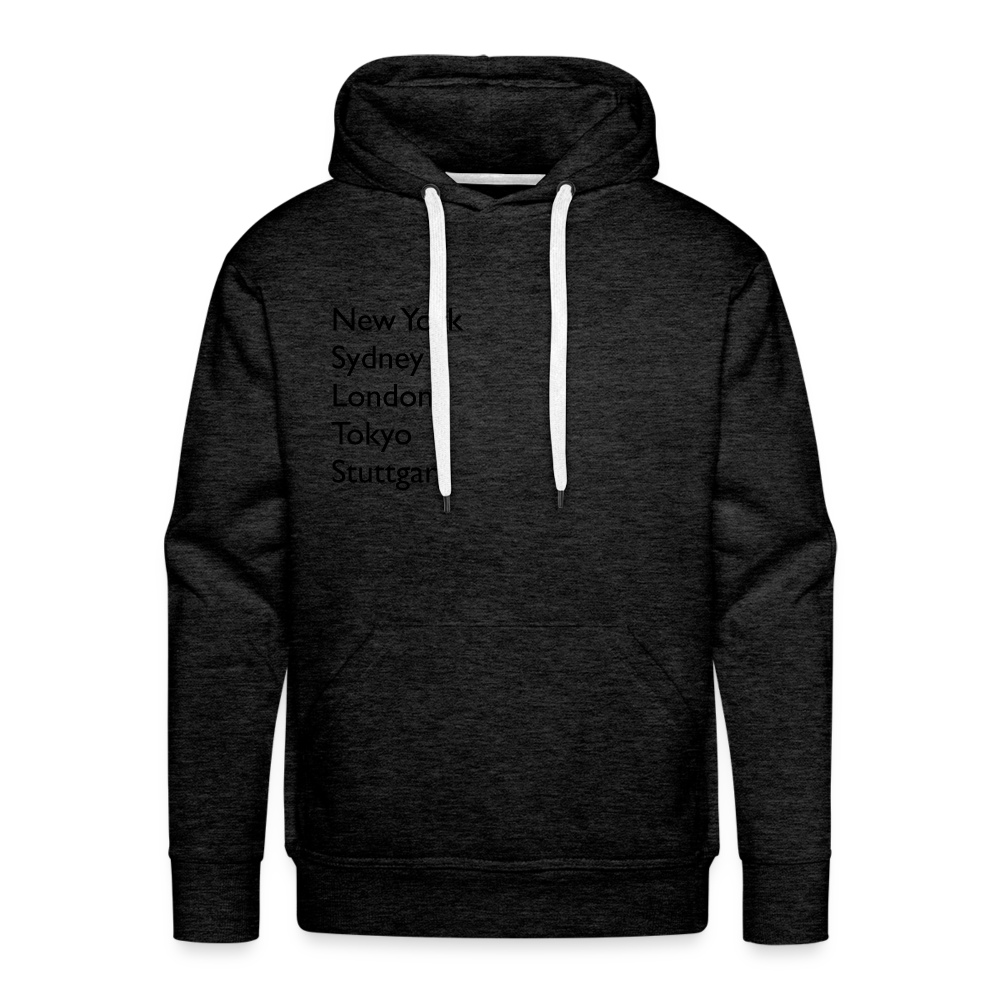 Hoodie Stuttgart "Metropolen" Dark Edition - Anthrazit