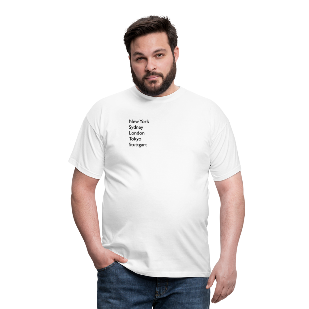 T-Shirt Stuttgart "Metropolen" - Weiß