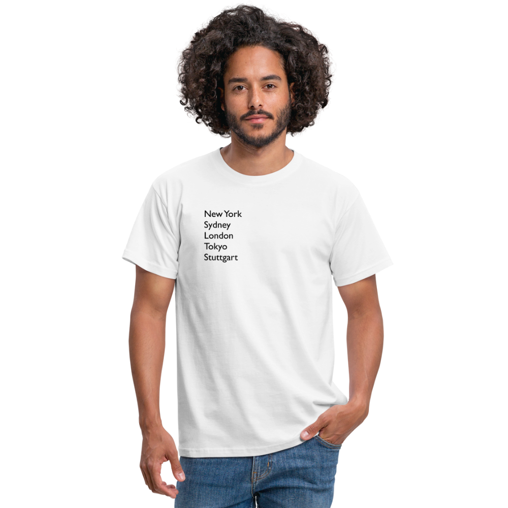 T-Shirt Stuttgart "Metropolen" - Weiß