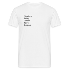 T-Shirt Stuttgart "Metropolen" - Weiß