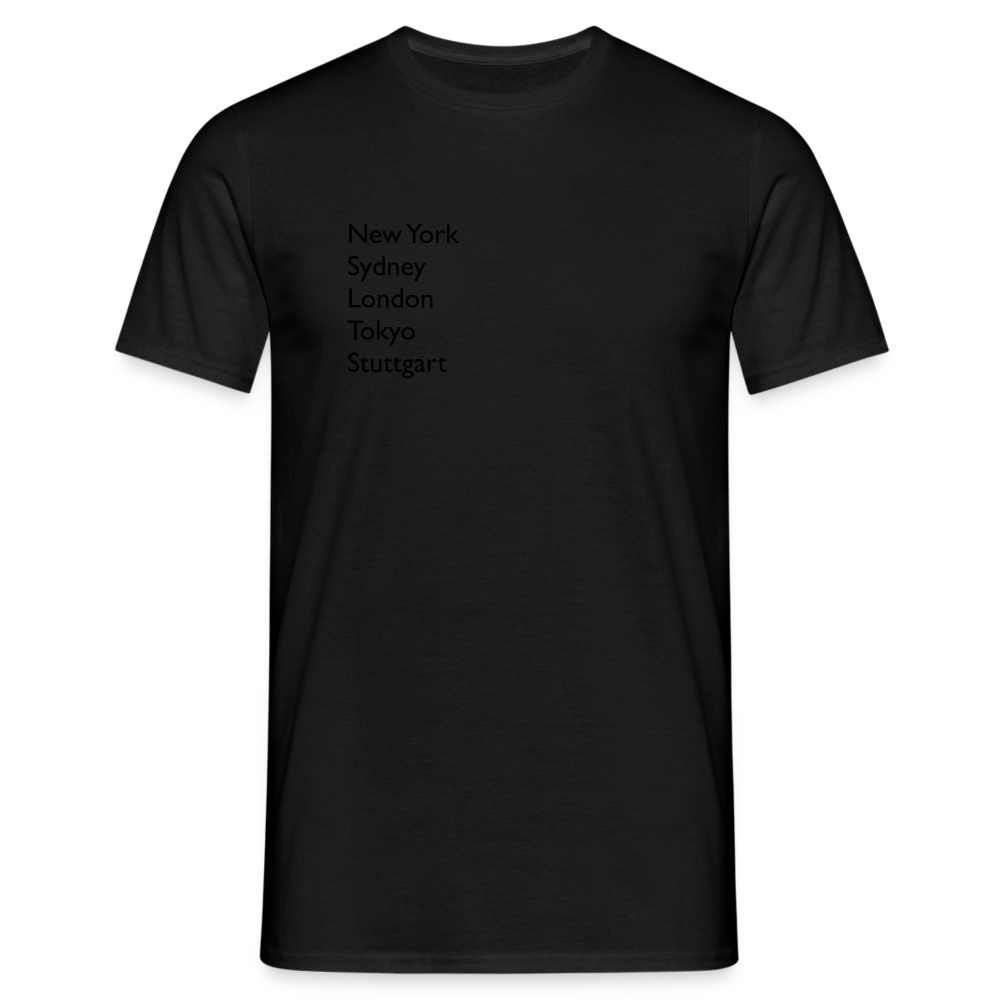 T-Shirt Stuttgart "Metropolen" - Schwarz