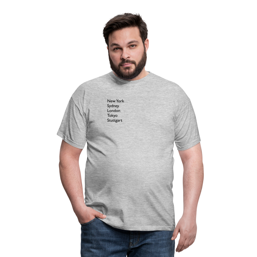 T-Shirt Stuttgart "Metropolen" - Grau meliert