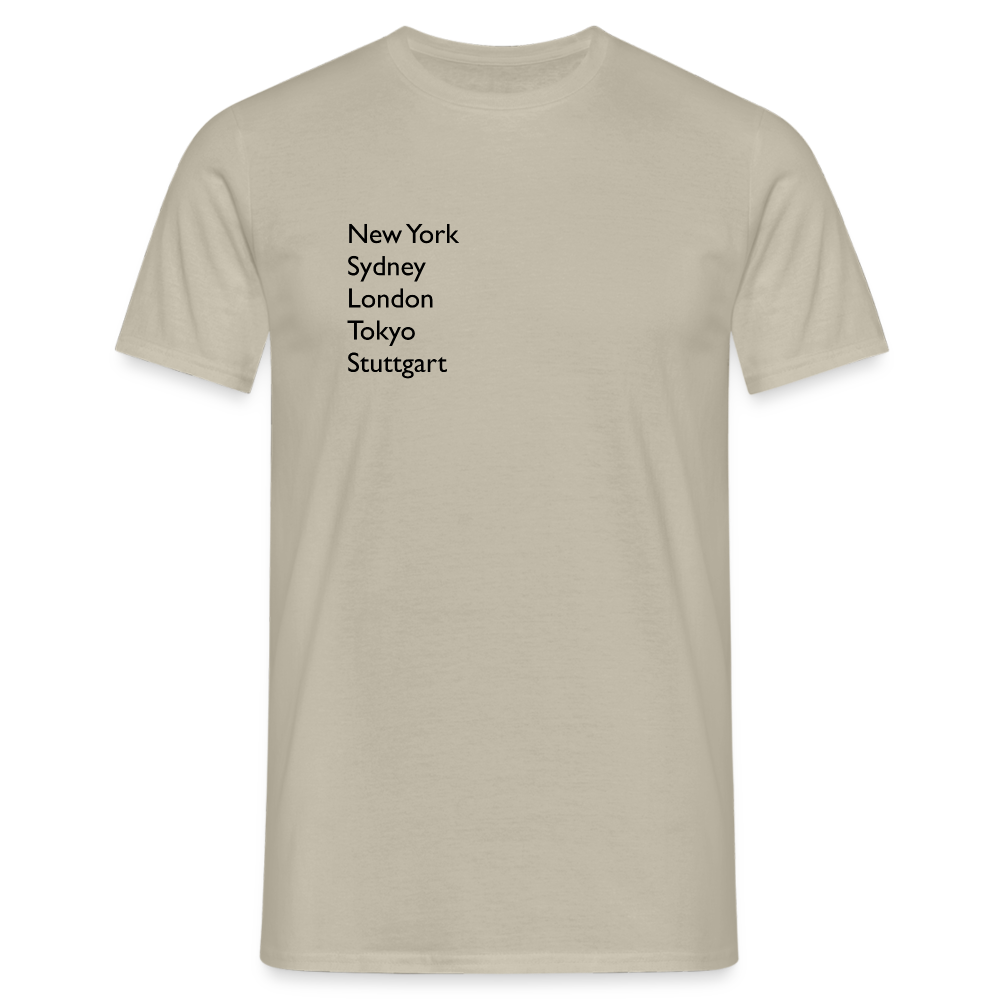 T-Shirt Stuttgart "Metropolen" - Sandbeige