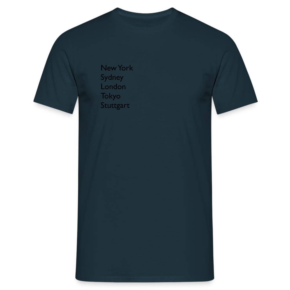 T-Shirt Stuttgart "Metropolen" - Navy