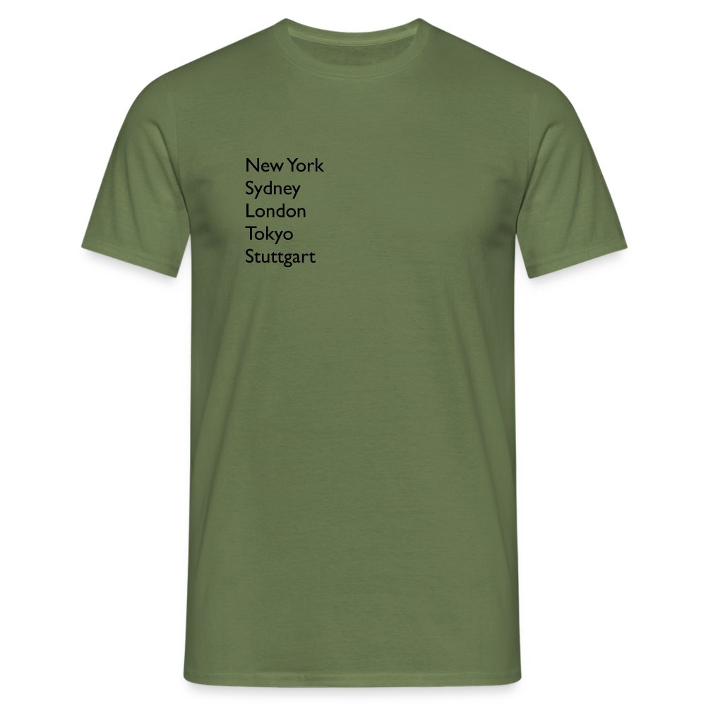 T-Shirt Stuttgart "Metropolen" - Militärgrün