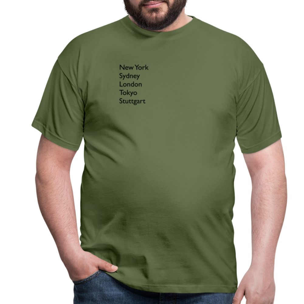 T-Shirt Stuttgart "Metropolen" - Militärgrün
