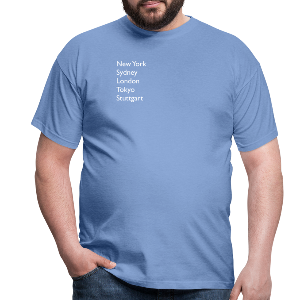 T-Shirt Stuttgart "Metropolen" Bright Edition - carolina blue