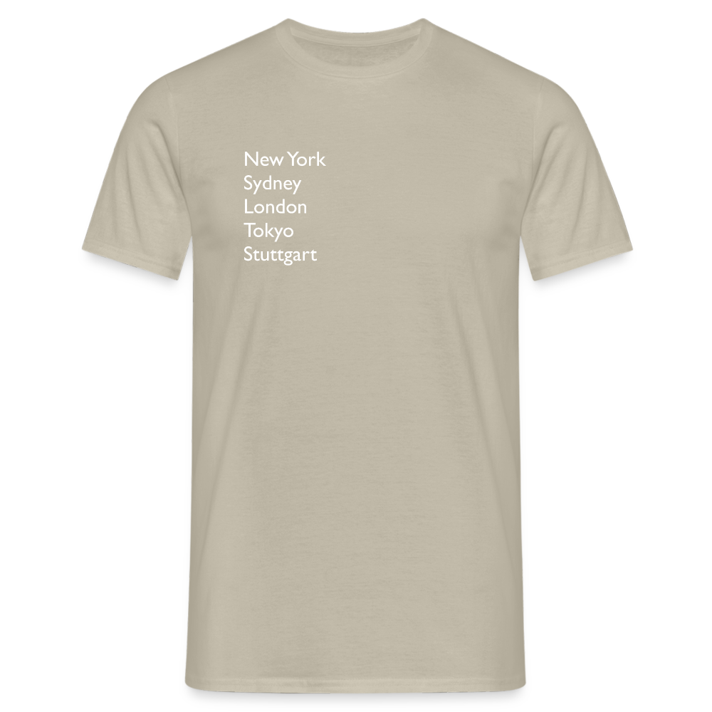 T-Shirt Stuttgart "Metropolen" Bright Edition - Sandbeige