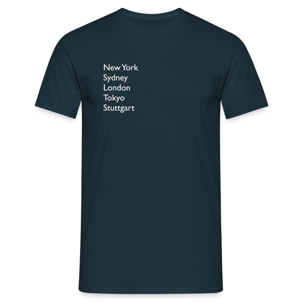 T-Shirt Stuttgart "Metropolen" Bright Edition - Navy