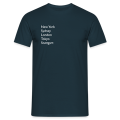 T-Shirt Stuttgart "Metropolen" Bright Edition - Navy