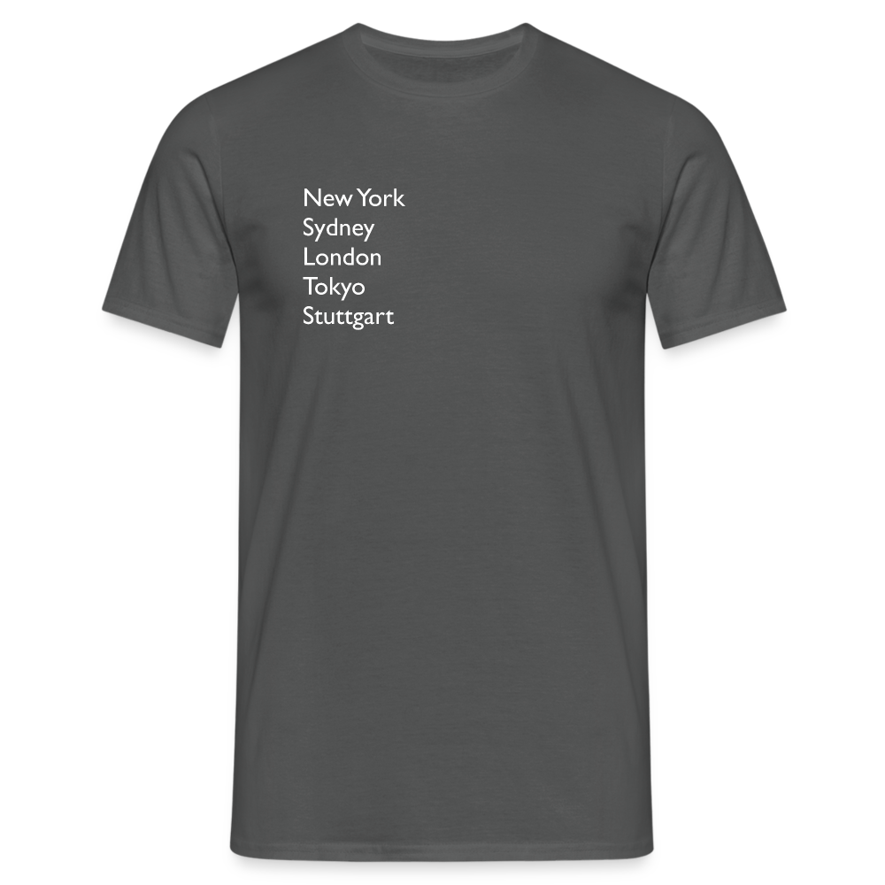 T-Shirt Stuttgart "Metropolen" Bright Edition - Anthrazit