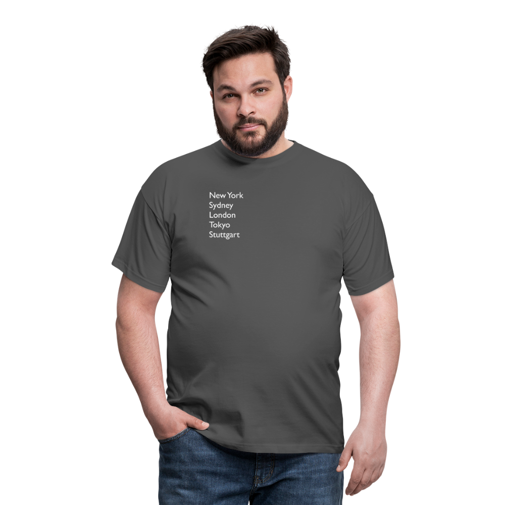 T-Shirt Stuttgart "Metropolen" Bright Edition - Anthrazit