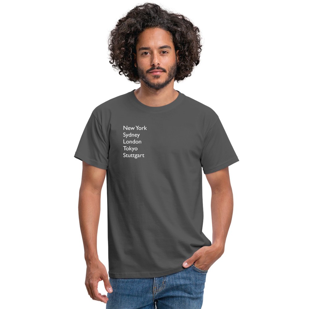 T-Shirt Stuttgart "Metropolen" Bright Edition - Anthrazit