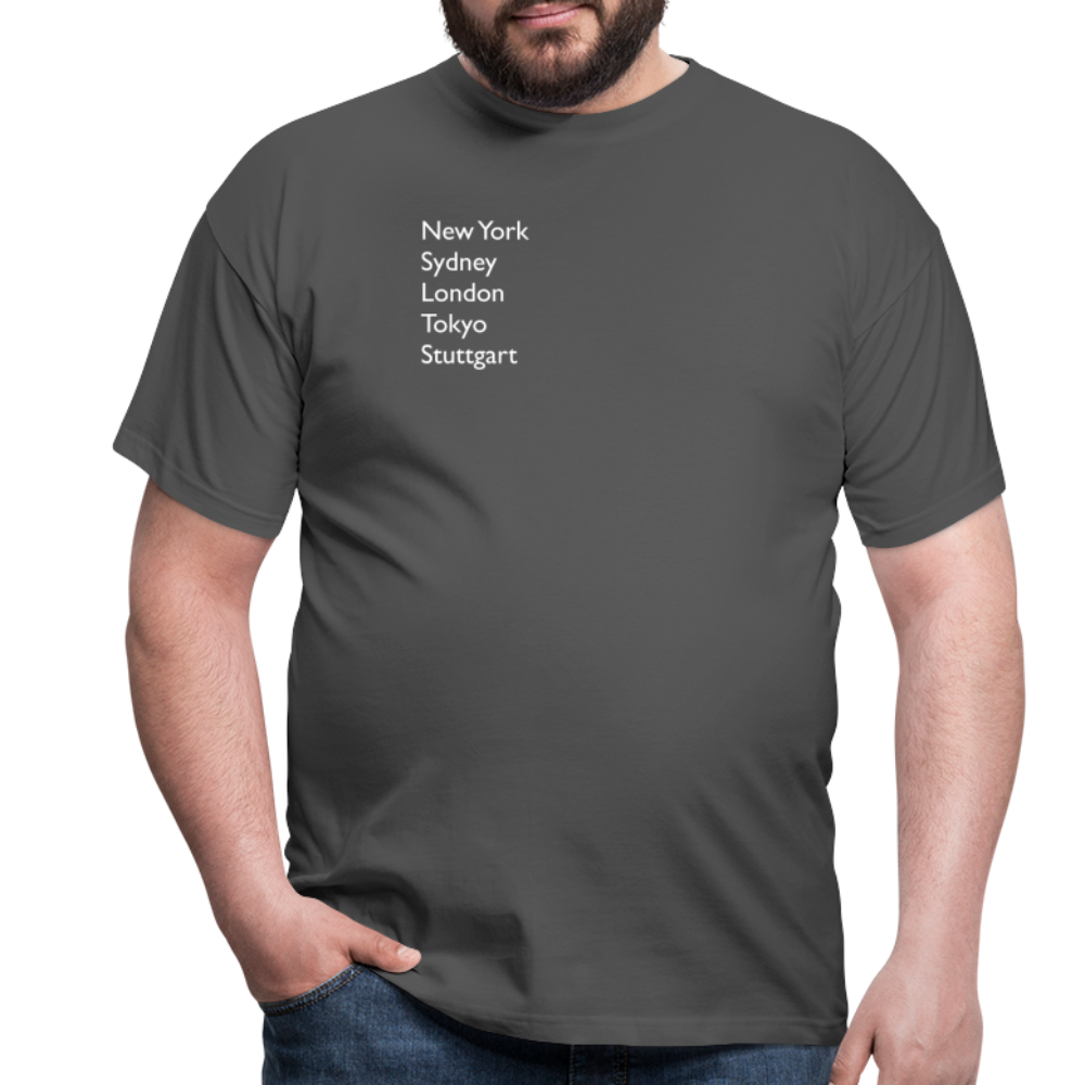 T-Shirt Stuttgart "Metropolen" Bright Edition - Anthrazit