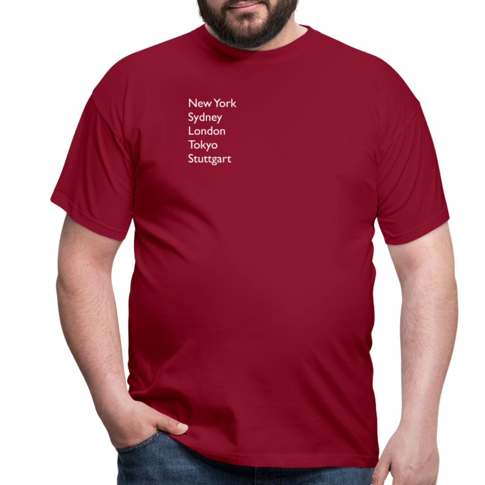T-Shirt Stuttgart "Metropolen" Bright Edition - Ziegelrot