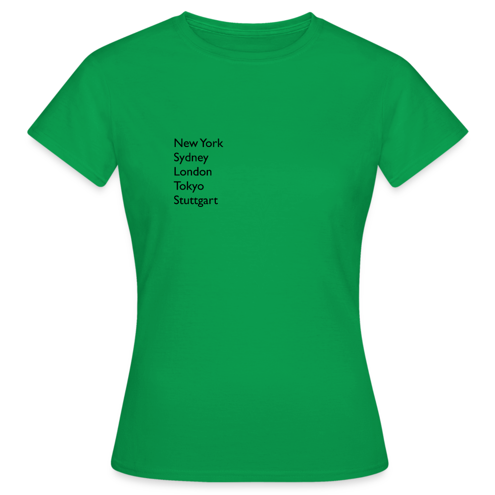 T-Shirt Ladies Stuttgart "Metropolen" - Kelly Green