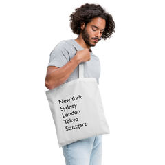 Tote Bag Stuttgart "Metropolen" - Weiß