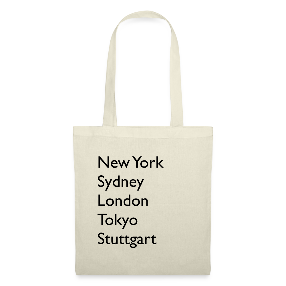 Tote Bag Stuttgart "Metropolen" - Natur